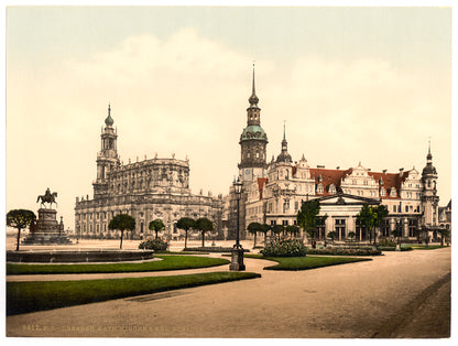 A picture of Church and Royal Castle, Altstadt, Dresden, Saxony, Germany