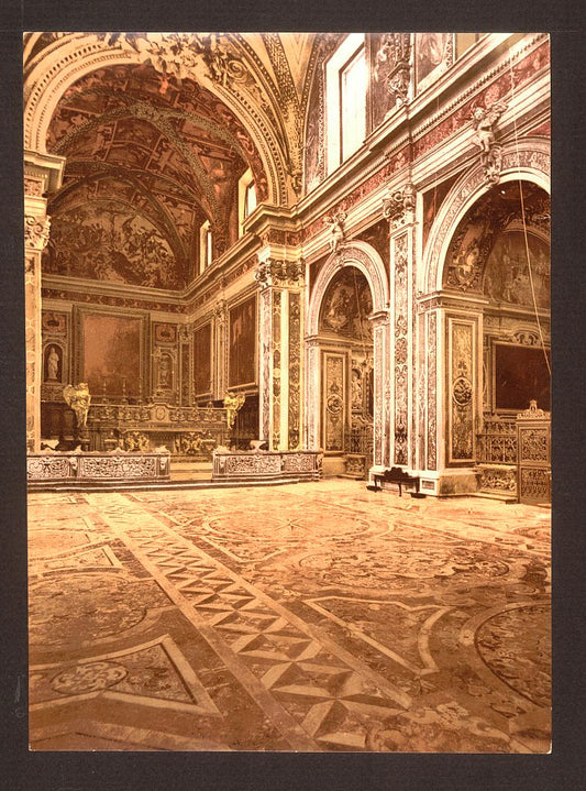 A picture of Church of San Martino, interior, Naples, Italy