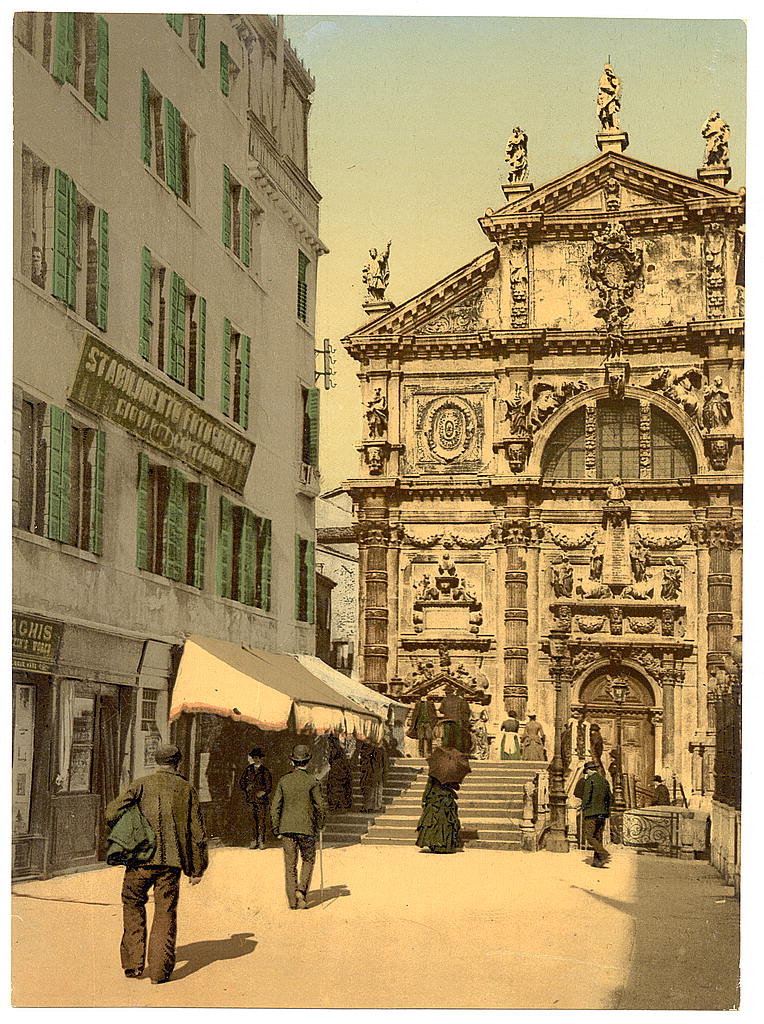 A picture of Church of San Moisè, Venice, Italy