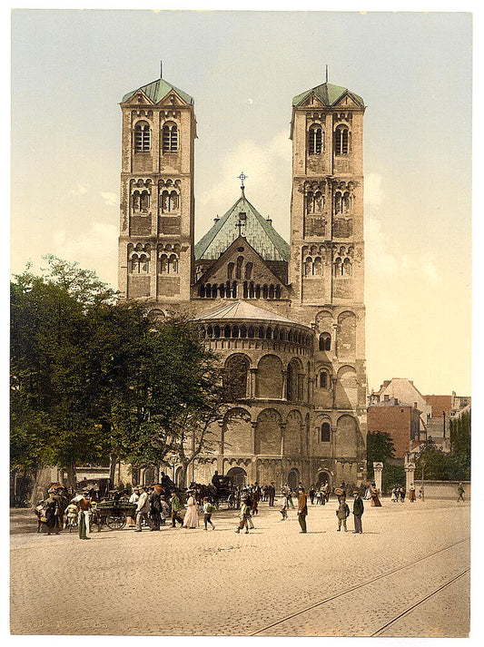 A picture of Church of St. Gereon, Cologne, the Rhine, Germany