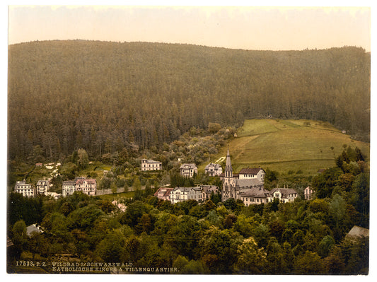 A picture of Church, Wildbad, Black Forest, Baden, Germany