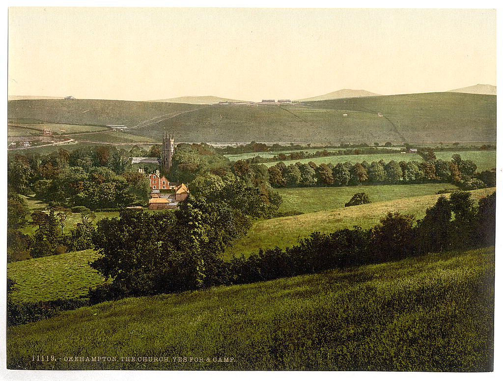 A picture of Church, Yes-Tor and Beacon, Okehampton, England