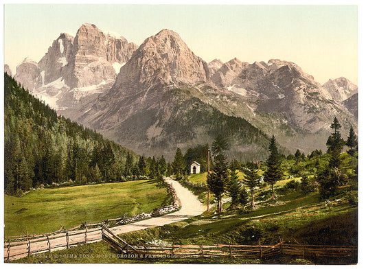 A picture of Cima Tosa, Monet Crozon and Fracinglo, Tyrol, Austro-Hungary