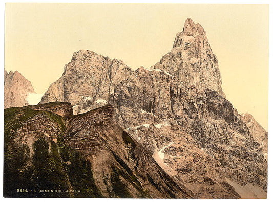 A picture of Cimon della Pala, Tyrol, Austro-Hungary