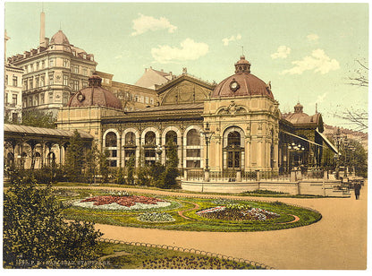 A picture of City park, Carlsbad, Bohemia, Austro-Hungary