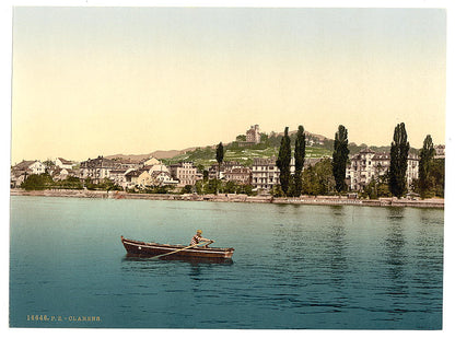 A picture of Clarens, general view, from the Lake, Geneva Lake, Switzerland