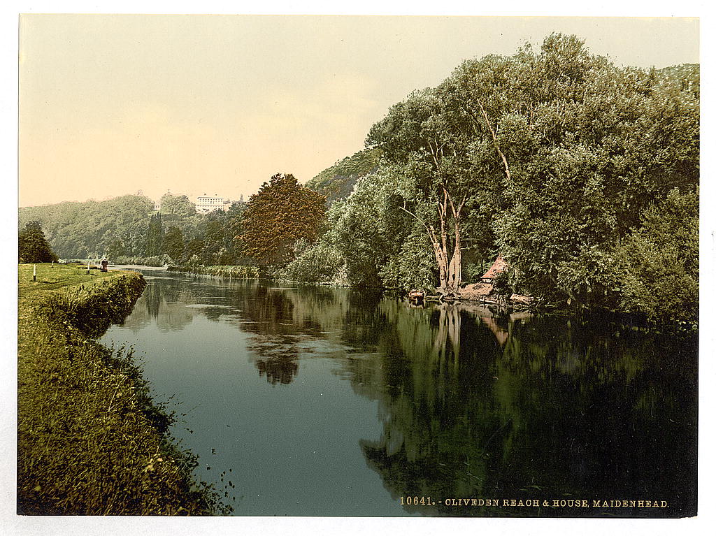 A picture of Cliveden Reach and House, Maidenhead, England