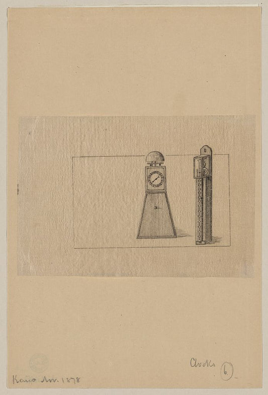 A picture of Clocks i.e., metronomes