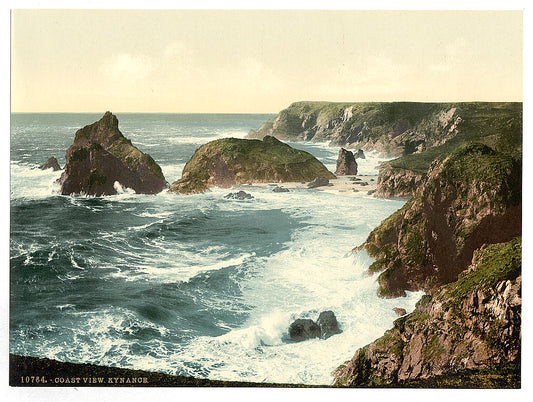 A picture of Coast view, Kynance, Cornwall, England