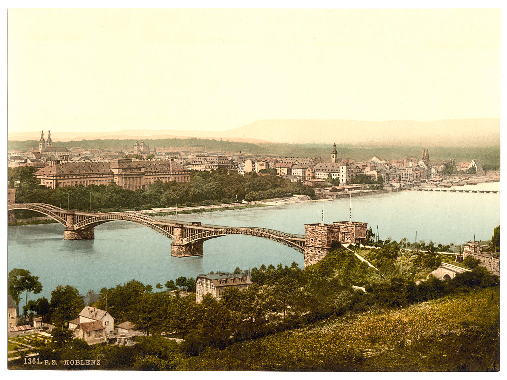 A picture of Coblenz, the Rhine, Germany