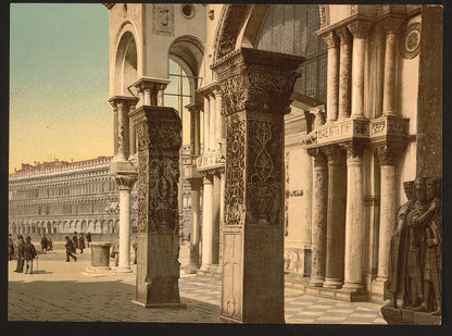 A picture of Columns of St. Mark's Church, Venice, Italy