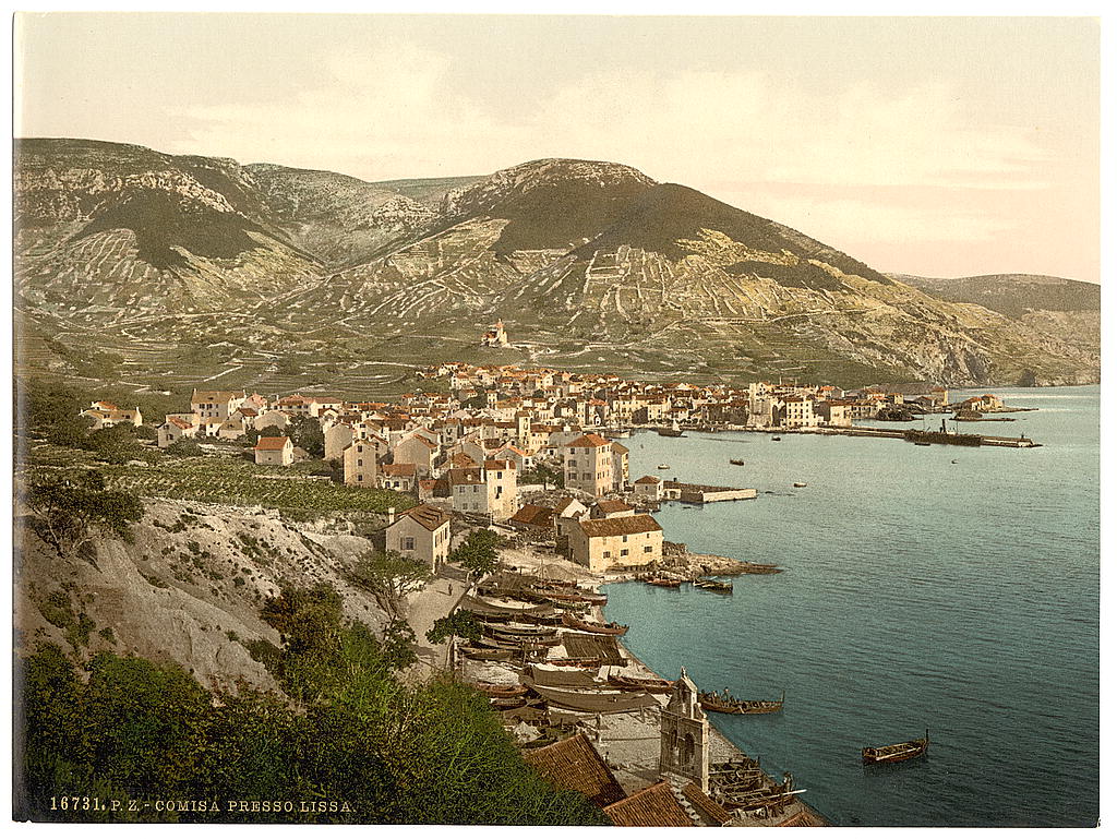 A picture of Comisa, near Lissa, Dalmatia, Austro-Hungary