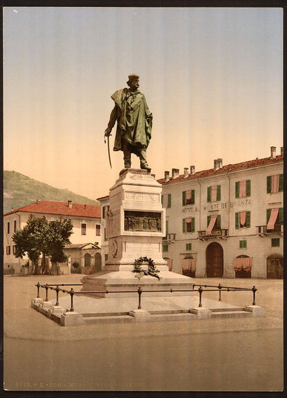 A picture of Como, Garibaldi Monument, Lake Como, Italy