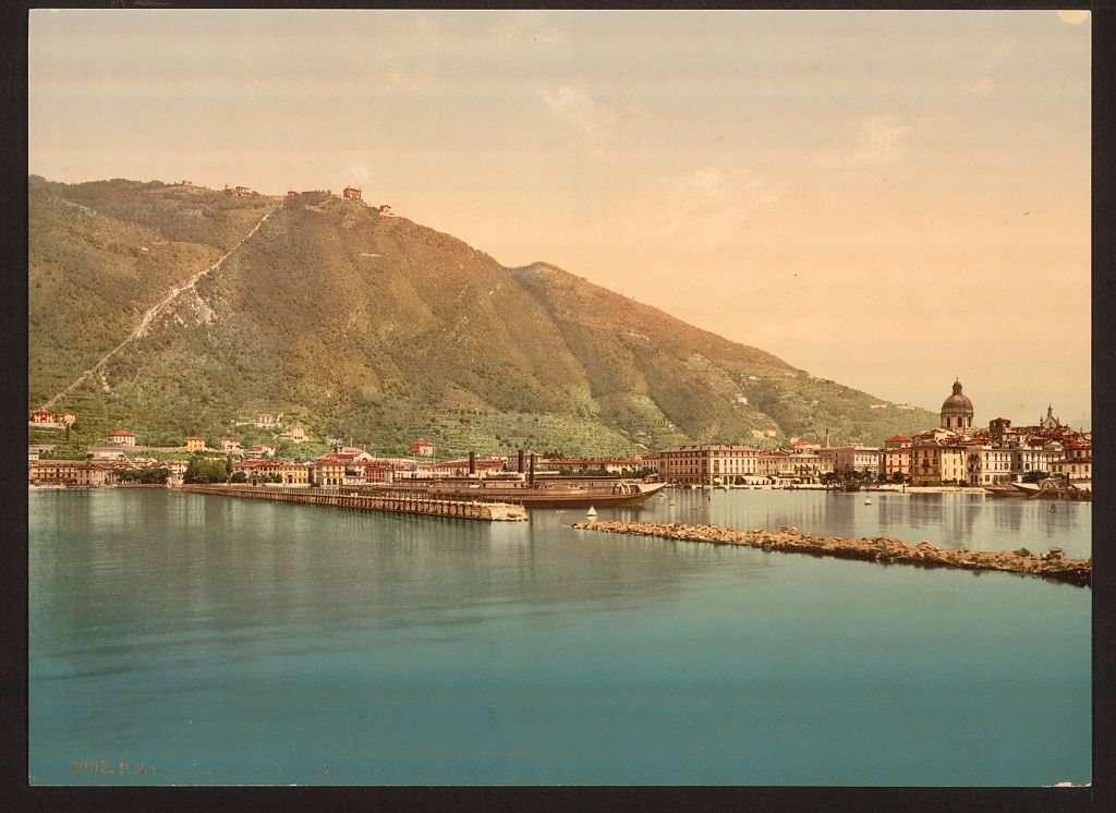 A picture of Como, the harbor, Lake Como, Italy