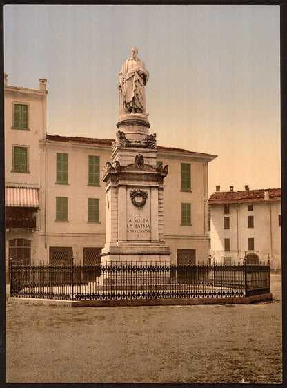 A picture of Como, Volta Monument, Lake Como, Italy