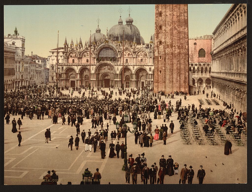 A picture of Concert in St. Mark's Place, Venice, Italy