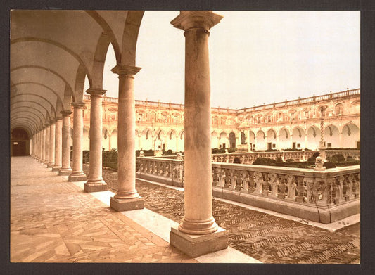 A picture of Convent of San Martino, with burying ground, Naples, Italy