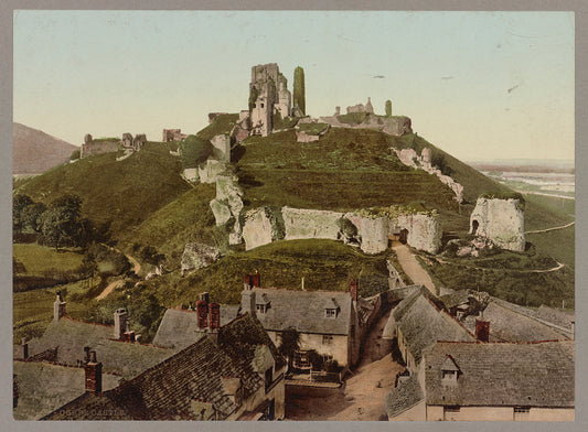 A picture of Corfe Castle