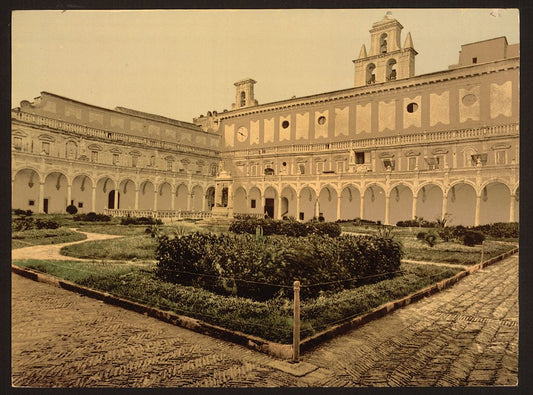 A picture of Courtyard, Naples, Italy