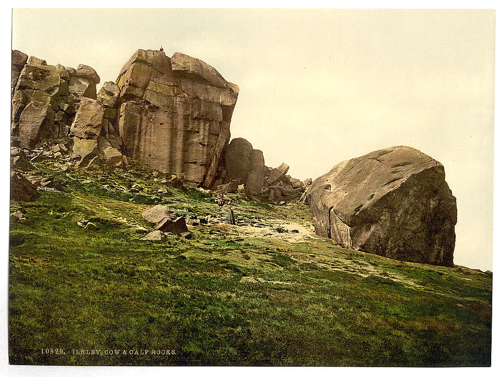 A picture of Cow and Calf Rocks, Ilkley, England