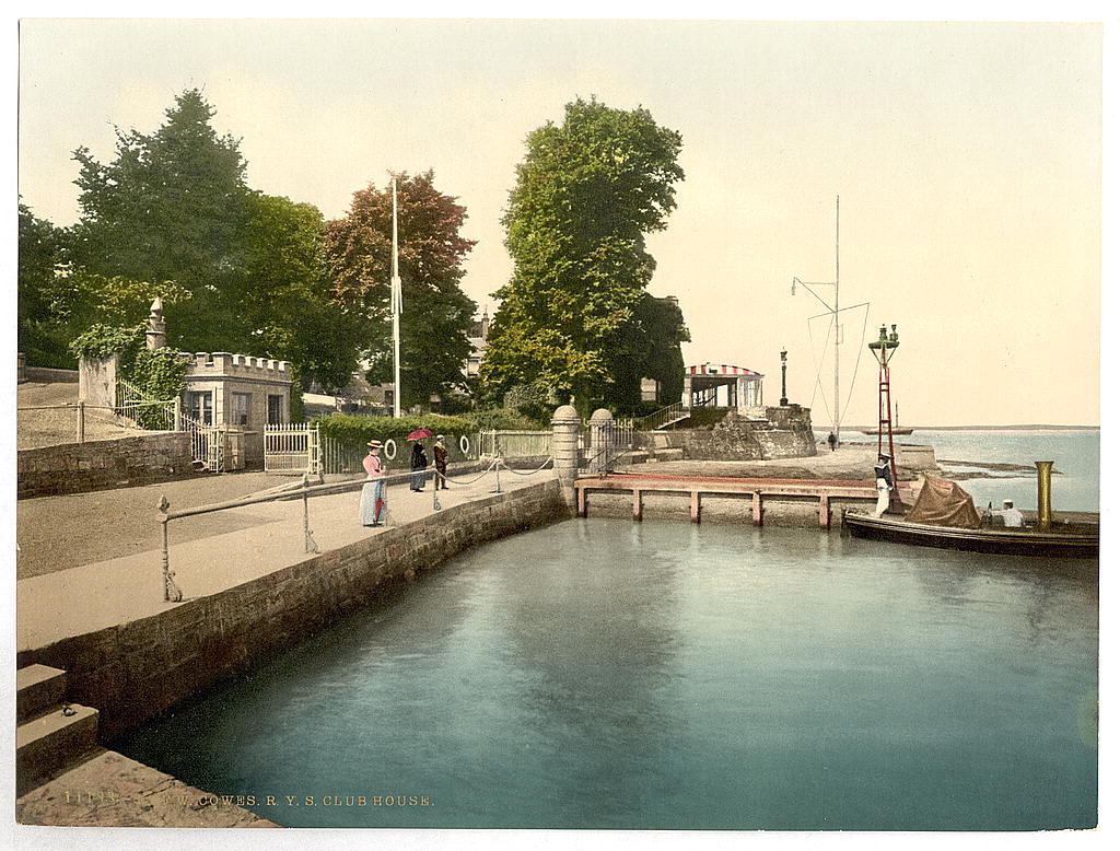 A picture of Cowes, R. Y. S. club house, Isle of Wight, England