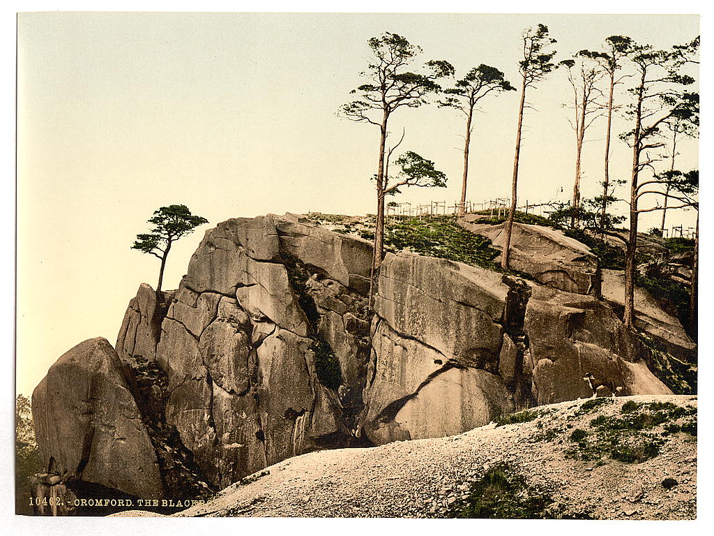 A picture of Cromford, the Black Rocks, Derbyshire, England