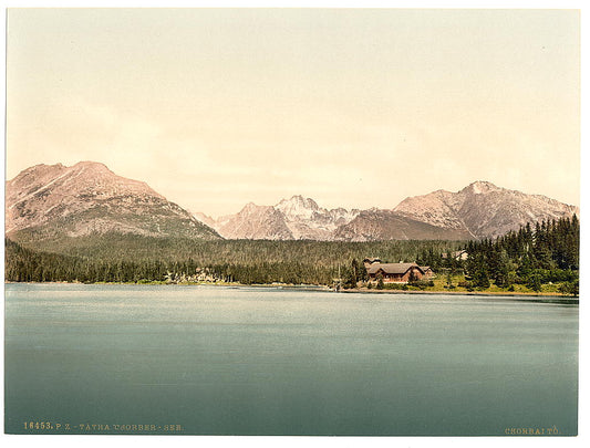 A picture of Csorber (i.e., Csorba) See, Tatra, Austro-Hungary