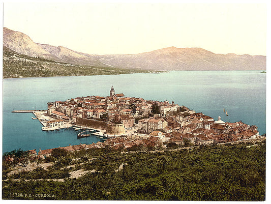 A picture of Curzola, general view, Dalmatia, Austro-Hungary