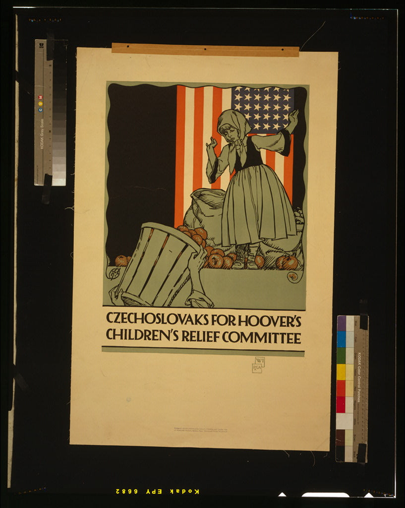 A picture of Czechoslovaks for Hoover's children's relief committee
