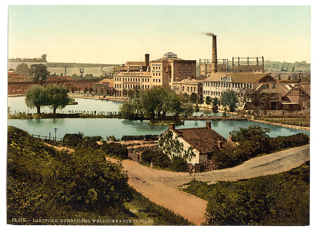 A picture of Dartford, Messrs. Burroughs, Wellcome & Co.'s factory, England