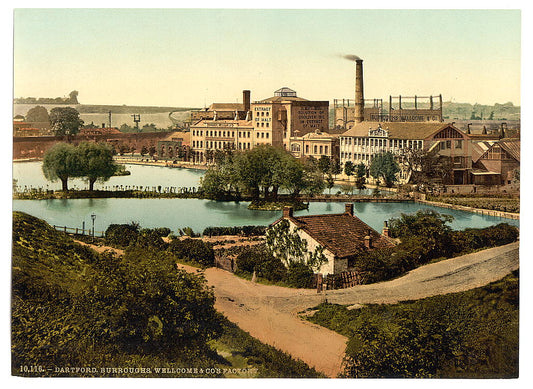 A picture of Dartford, Messrs. Burroughs, Wellcome & Co.'s factory, England