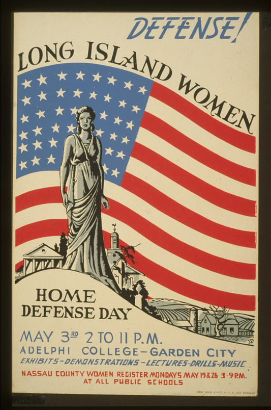 A picture of Defense! Long Island women : Home defense day : Exhibits - demonstrations - lectures - drills - music /