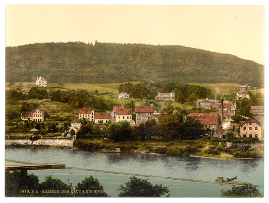 A picture of Der Klut & Die Weser, Hameln, Hanover, Germany