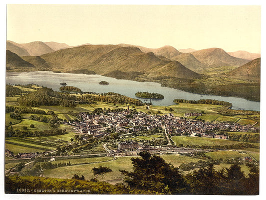 A picture of Derwentwater and Keswick, Lake District, England