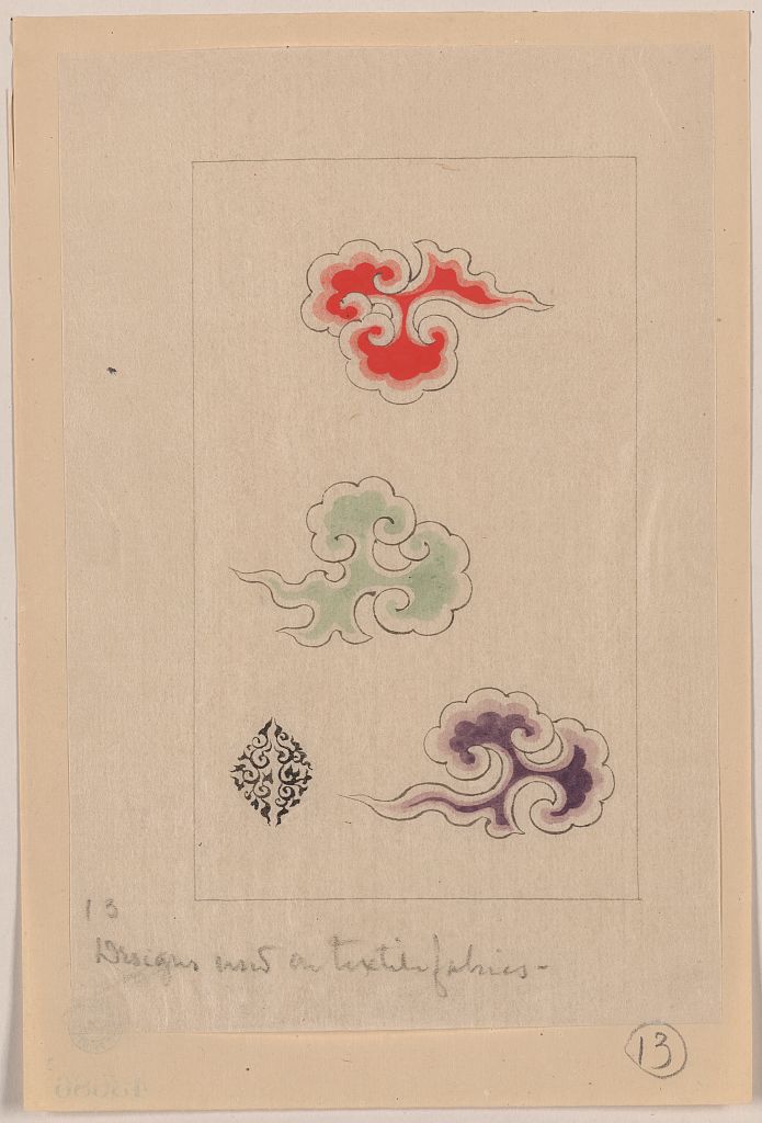 A picture of Designs now on textile fabrics