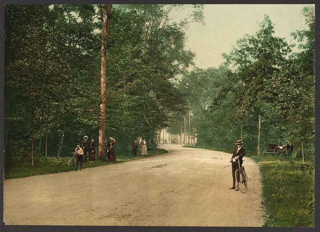 A picture of Detroit. Belle Isle, Forest Drive