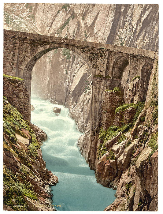 A picture of Devil's Bridge, Andermatt, Switzerland