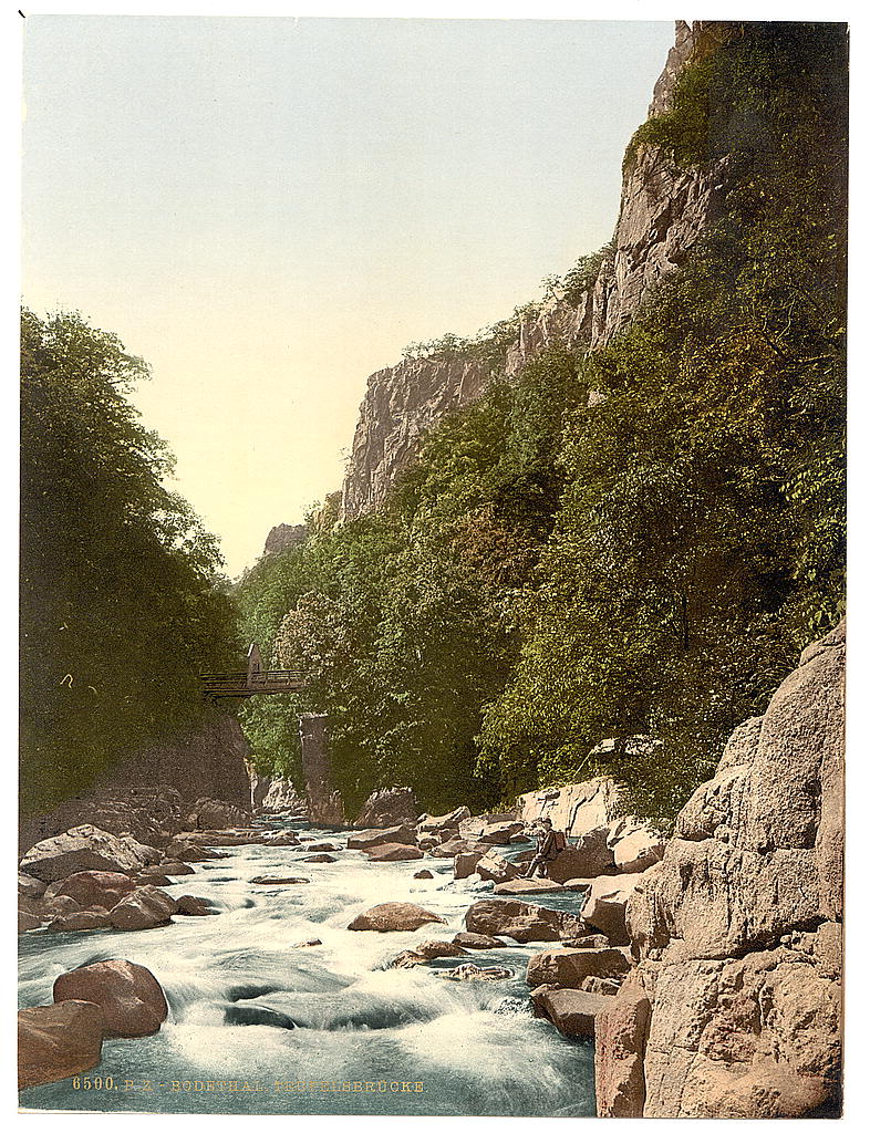 A picture of Devil's Bridge, Bodethal, Germany