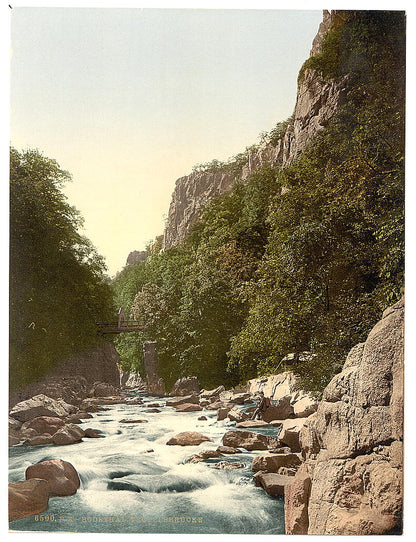 A picture of Devil's Bridge, Bodethal, Germany