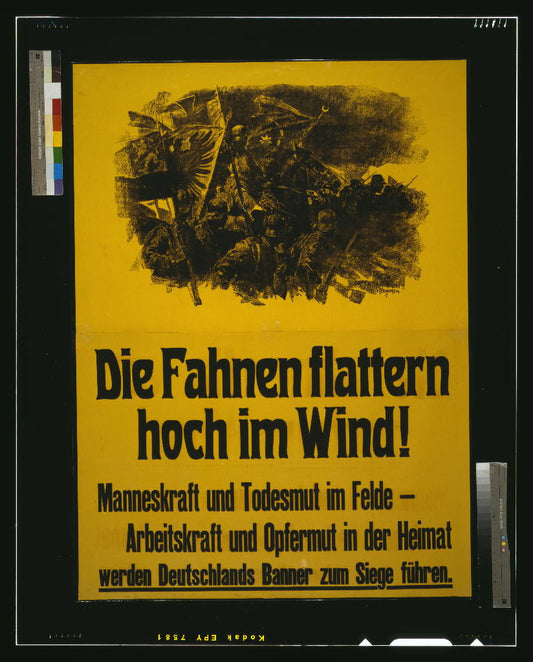 A picture of Die Fahnen flattern hoch im Wind!