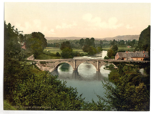 A picture of Dinham Bridge, Ludlow, England