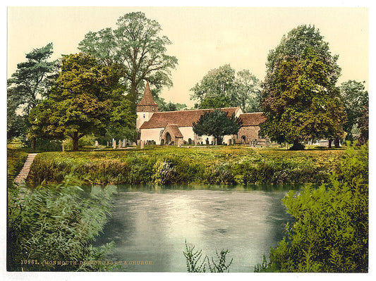 A picture of Dixton Ferry and Church, Monmouth