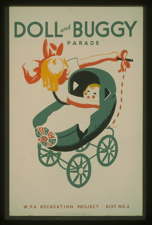 A picture of Doll and buggy parade--WPA recreation project, Dist. No. 2