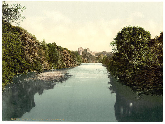 A picture of Doune Castle from the bridge, Scotland