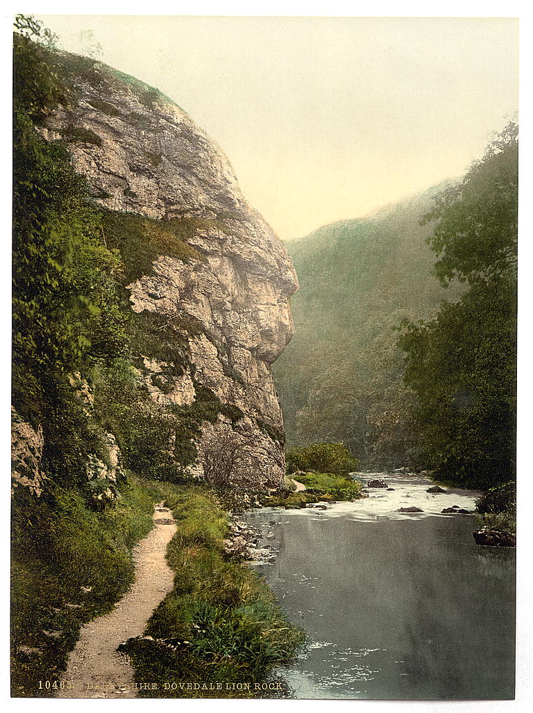 A picture of Dovedale, Lion Rock, Derbyshire, England