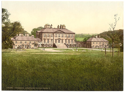 A picture of Dumfries House from south, Cumnock, Scotland