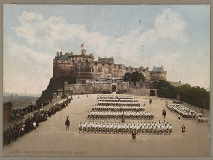 A picture of Edinburgh Castle and Esplanade