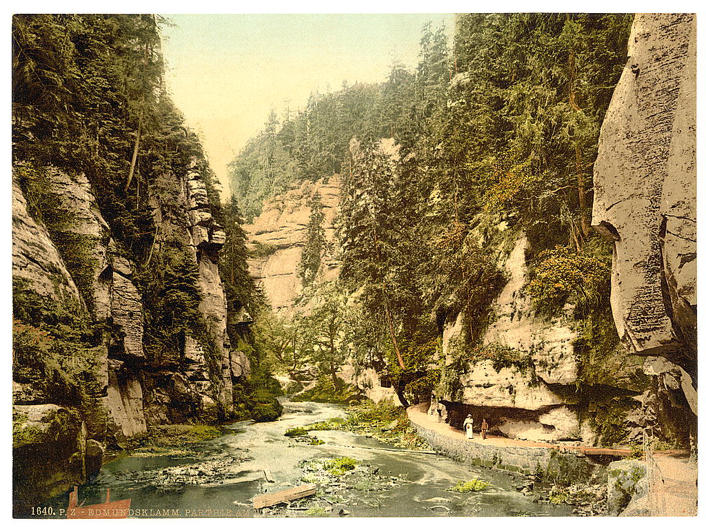 A picture of Edmunds Klamm, Bohemian Switzerland, Bohemia, Austro-Hungary