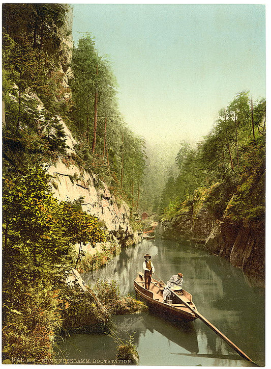 A picture of Edmunds Klamm, Bohemian Switzerland, Bohemia, Austro-Hungary