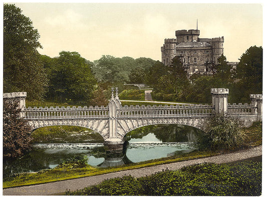 A picture of Eglington Castle, Irvine, Scotland